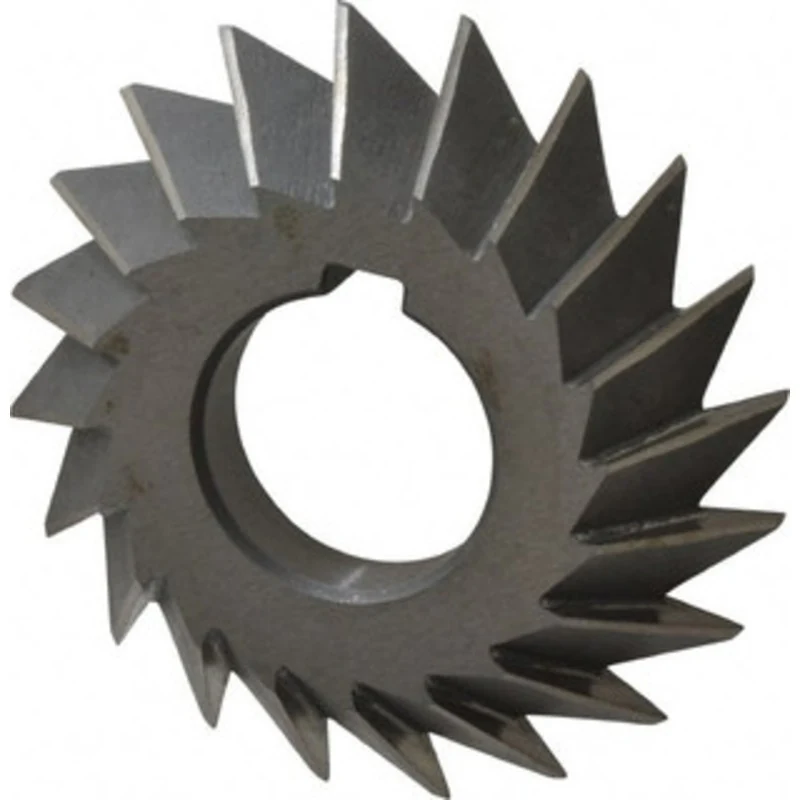 Value Collection 2-3/4 x 1/2 45 High Speed Steel Single-Angle Cutter Oxide Finish, Left Hand Cut, 1 Arbor Hole Diam, ...